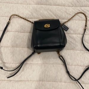 Coach backpack purse